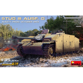 Char StuG III Ausf. G Octobre 1943 Alkett Prod. Kit intérieur - 1/35 - MINIART 35352