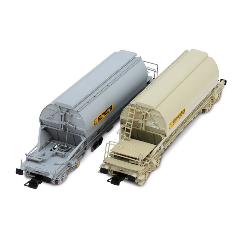 2x wagons-trémies Taoos Simotra, ép. VI - HO 1/87 - JOUEF HJ6229
