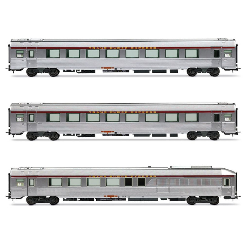 Coffret 4x voitures "Mistral 69" TEE « Jules Verne » ép IV - HO 1/87 - JOUEF HJ4206HM