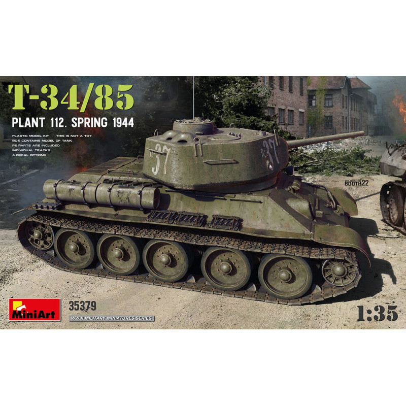 Char T-34-85 Usine 112. Printemps 1944 - 1/35 - MINIART 35379