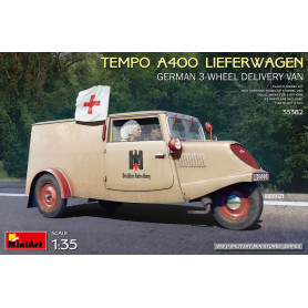 Tempo A400 Lieferwagen. German 3-Wheel Delivery Van - 1/35 - MINIART 35382