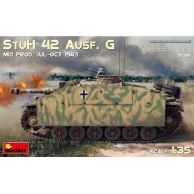 StuH 42 Ausf. G Mid Prod (juillet-octobre 1943) - 1/35 - MINIART 35385