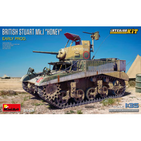 Char britannique Stuart Mk.I Honey début de Prod - Échelle 1/35 - MINIART 35421