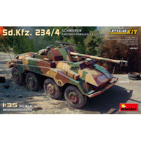 Sd.Kfz. 234/4 Véhicule de reconnaissance blindé lourd 7,5 cm - 1/35 - MINIART 35427