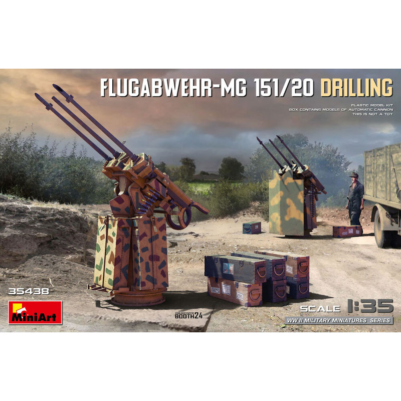 Défense aérienne-MG 151/20 Forage - 1/35 - MINIART 35438