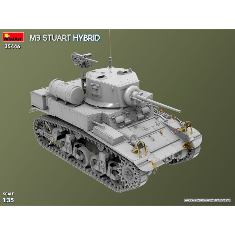 TMN: Preview: MiniArt's 35th scale M3 Stuart Early Production with a full interior