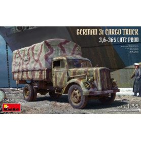 Camion cargo allemand 3 tonnes 3,6-36S (production tardive) - 1/35 - MINIART 35459