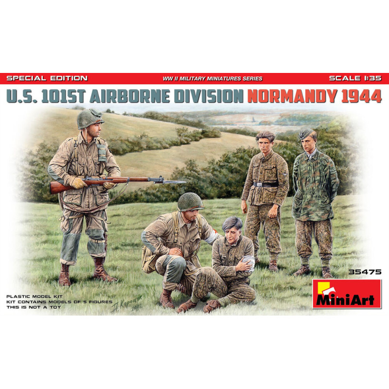 101e division aéroportée américaine (Normandie 1944). Édition spéciale - 1/35 - MINIART 35475