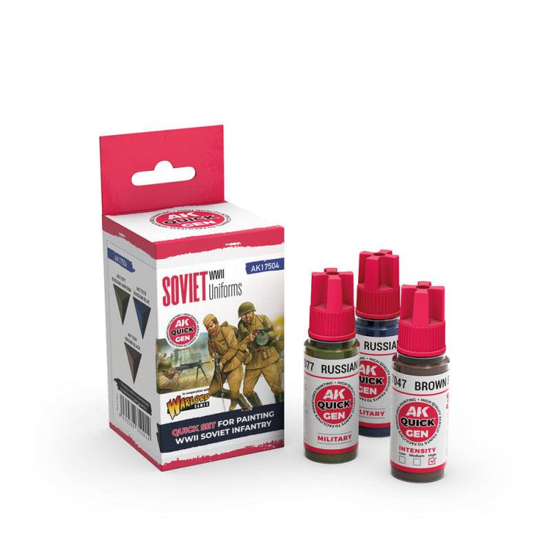Set couleurs uniformes soviétiques - AK INTERACTIVE AK17504