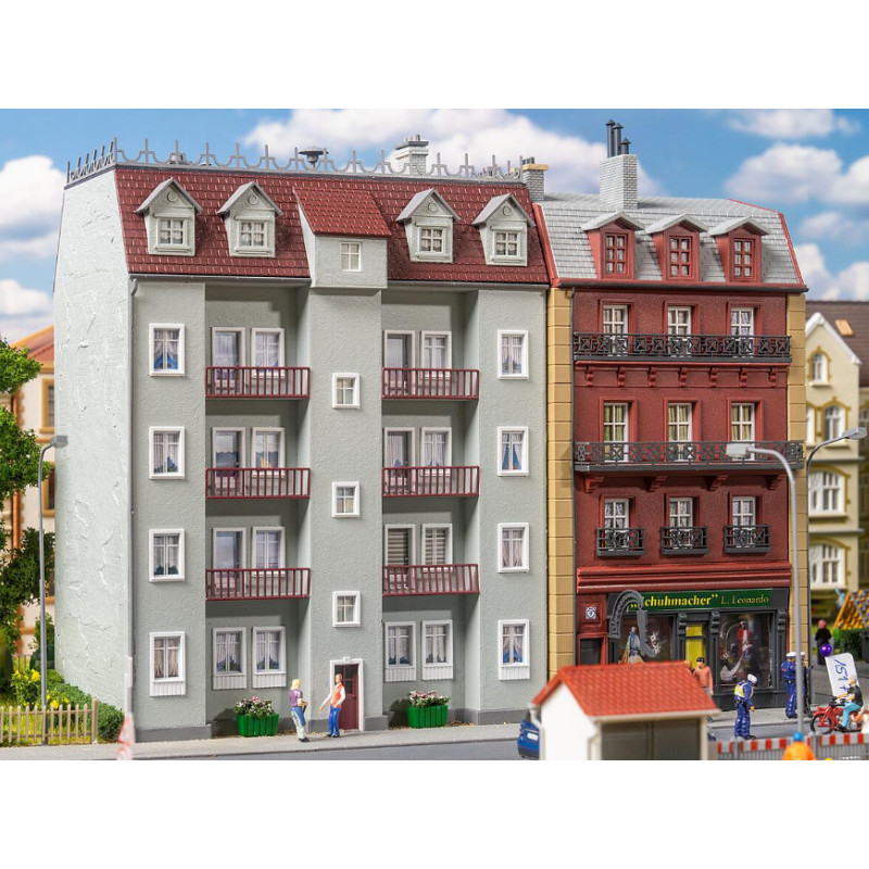 Immeuble résidentiel Pritzwalk - HO 1/87 - FALLER 130751