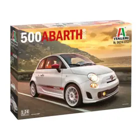 Fiat 500 Abarth 2008 - échelle 1/24 - ITALERI 3674