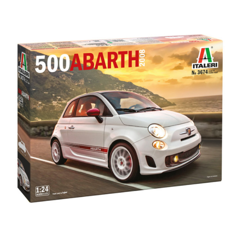Fiat 500 Abarth 2008 - échelle 1/24 - ITALERI 3674