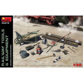 Outils et équipements ferroviaires - 1/35 - MINIART 35572