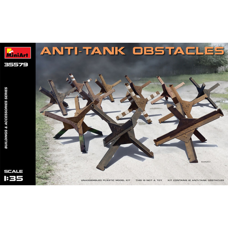 Obstacles antichar - 1/35 - MINIART 35579