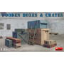 Caisses et boîtes en bois - 1/35 - MINIART 35581