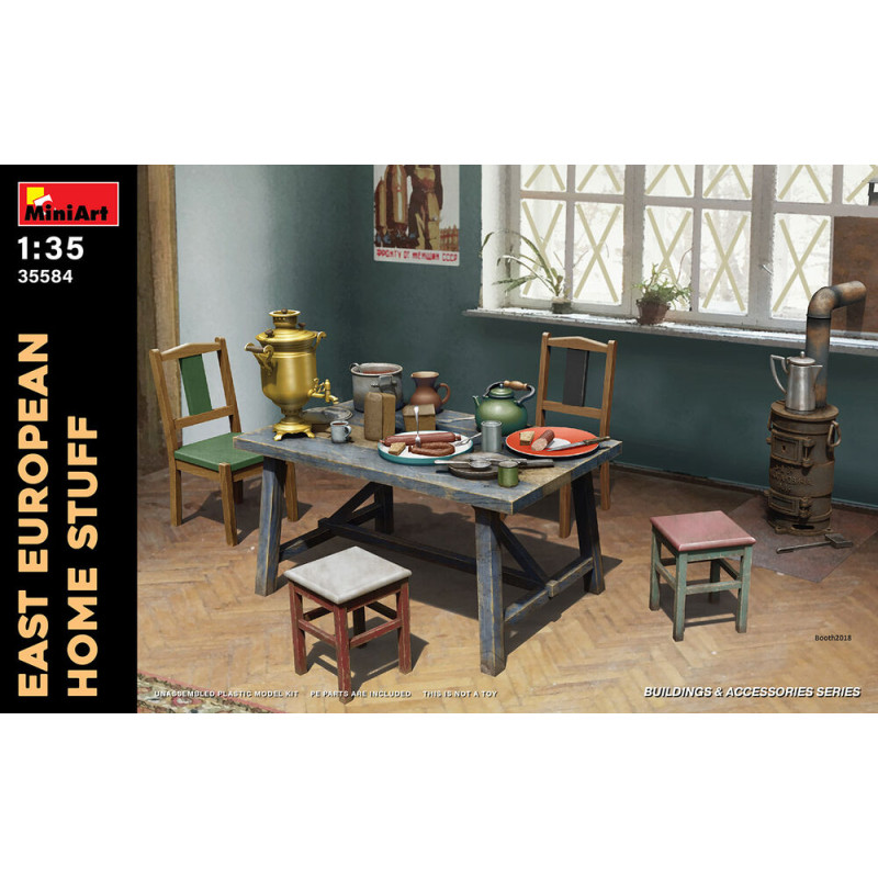 Objets ménagers d'Europe de l'Est - 1/35 - MINIART 35584