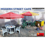 Terrasse de Café moderne - 1/35 - MINIART 35610
