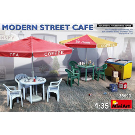Terrasse de Café moderne - 1/35 - MINIART 35610