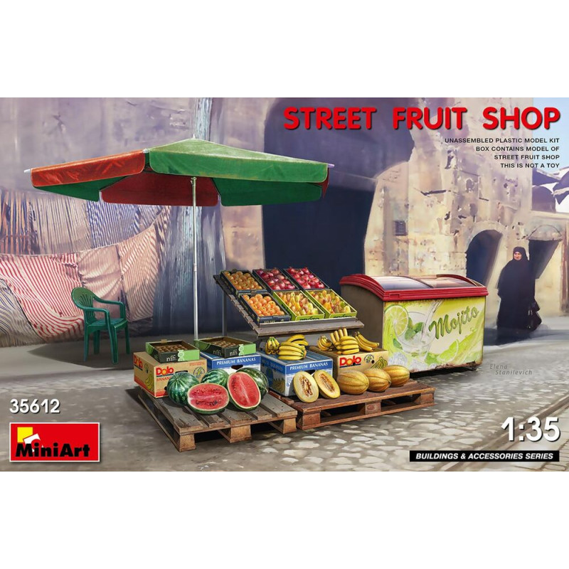 Magasin de fruits de rue - 1/35 - MINIART 35612