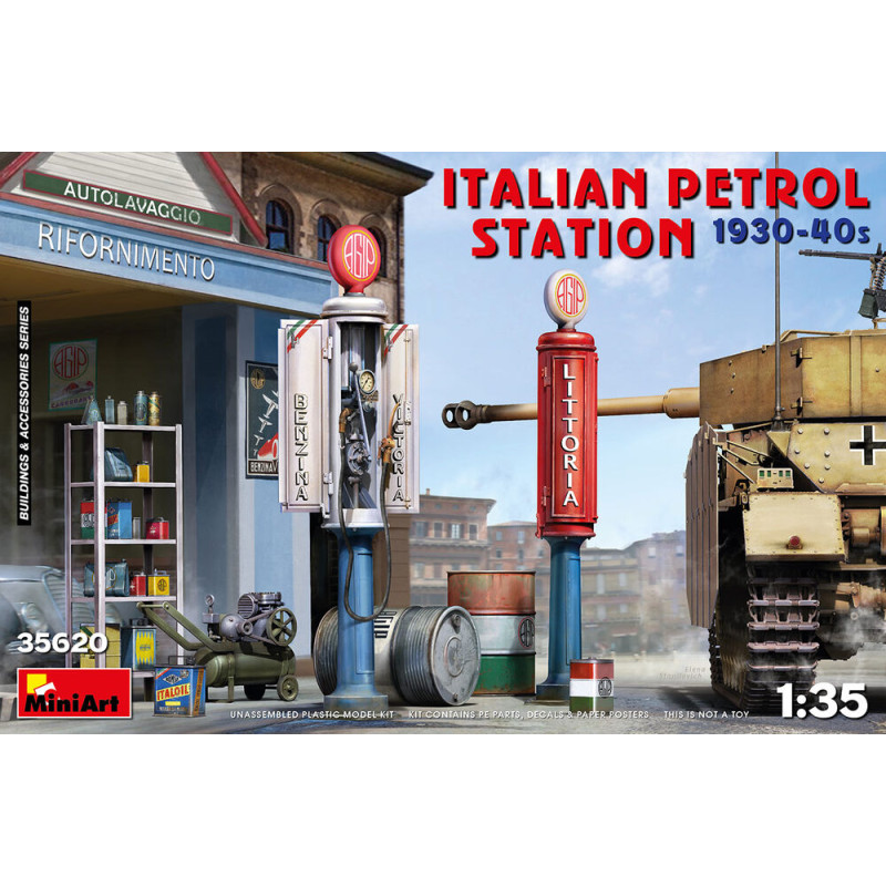 Station-service italienne années 30-40 - 1/35 - MINIART 35620