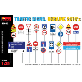 Panneaux de signalisation. Ukraine années 2010 - 1/35 - MINIART 35635