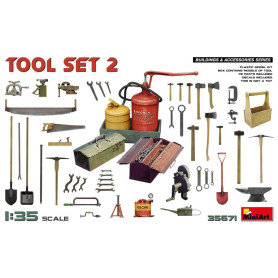 Set d'outils (2) - 1/35 - MINIART 35671
