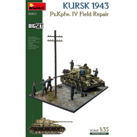 Koursk 1943. Réparation de campagne du Pz.Kpfw. IV. Grand coffret - 1/35 - MINIART 36062
