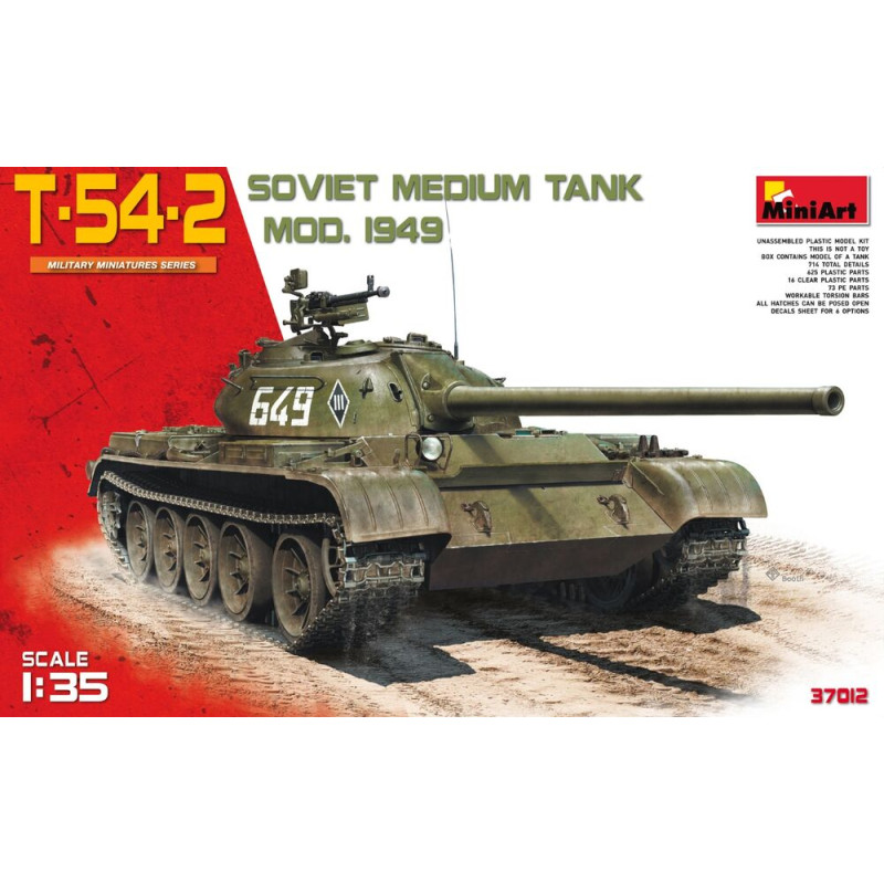 Char soviétique T-54-2 1949 - 1/35 - MINIART 37012