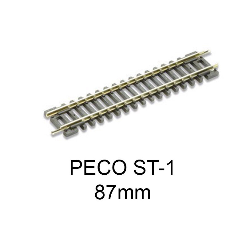 PECO ST-1 - rail droit 87 mm code 80 échelle N