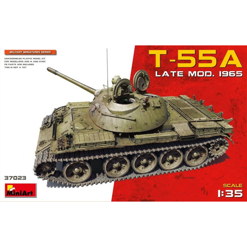 Char soviétique T-55A Mod 1965 - 1/35 - MINIART 37023
