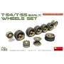 Jeu de roues pour T-54/T-55 (première version) - 1/35 - MINIART 37056