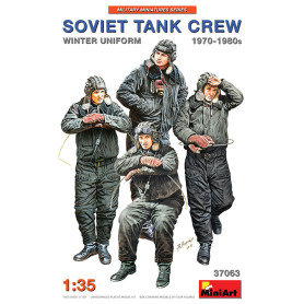 Équipage de char soviétique des années 1970-1980. Uniforme d'hiver - 1/35 - MINIART 37063
