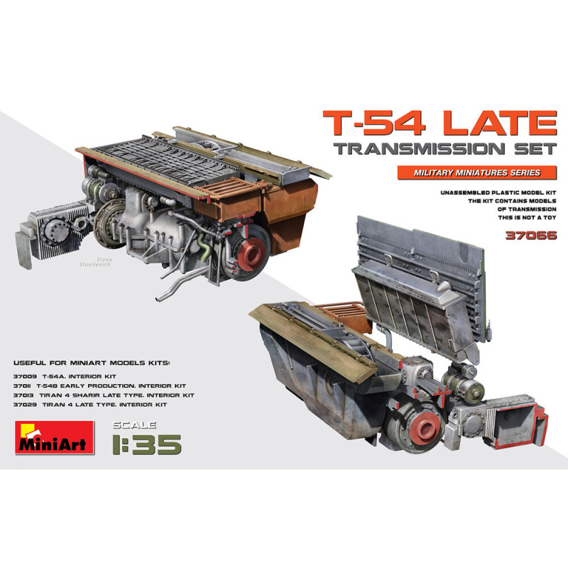 Kit de transmission T-54 (version tardive) - Échelle 1/35 - MINIART 37066