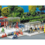 Arrêts de bus et garages à vélo - HO 1/87 - FALLER 180553