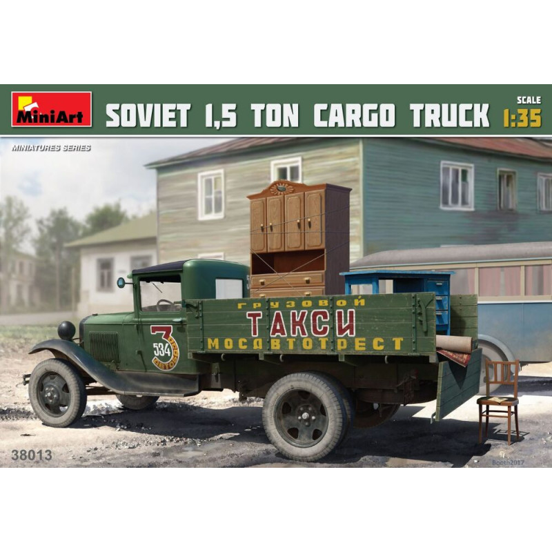 Camion soviétique 1,5 tonne AA Type Polutorka - 1/35 - MINIART 38013