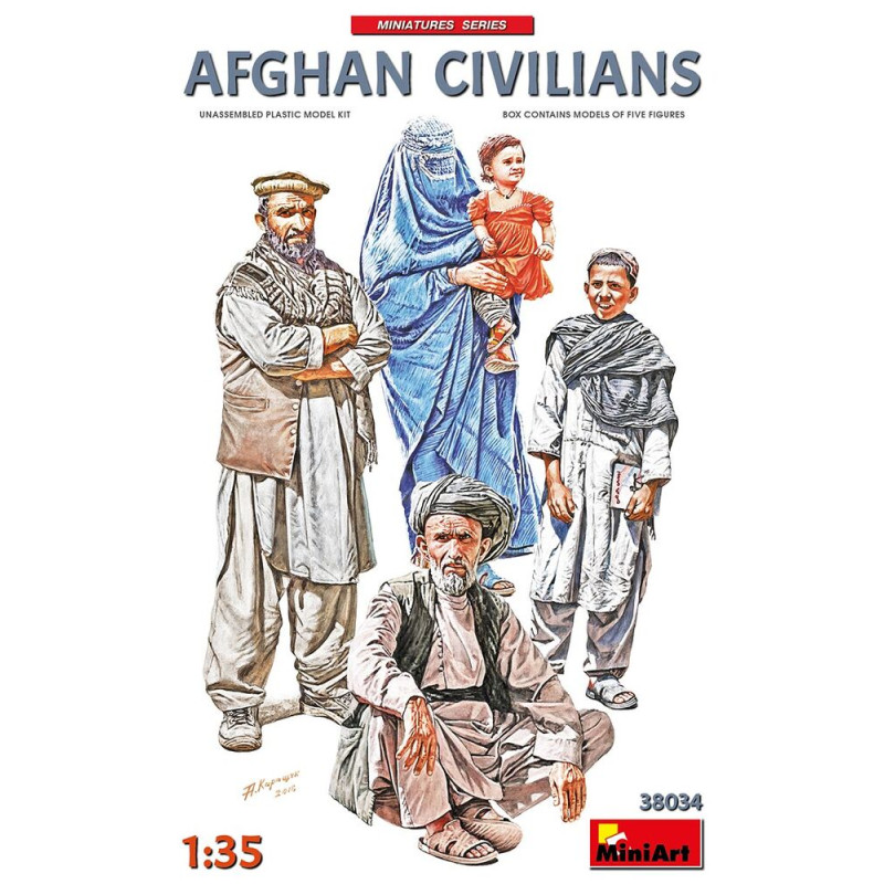Civils afghans - 1/35 - MINIART 38034