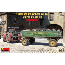 Tracteur allemand D8506 avec remorque - 1/35 - MINIART 38038