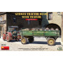 Tracteur allemand D8506 avec remorque - 1/35 - MINIART 38038