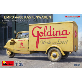 Tempo A400 Panel Van Camionnette de livraison à 3 roues - 1/35 - MINIART 38053
