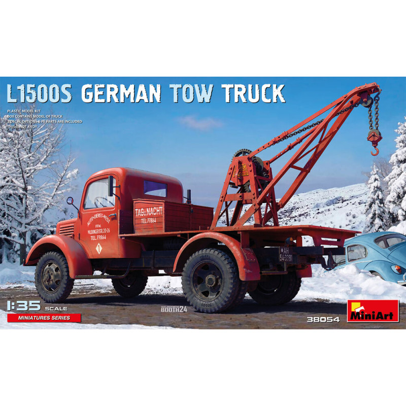 Camion de dépannage allemand L1500S - 1/35 - MINIART 38054