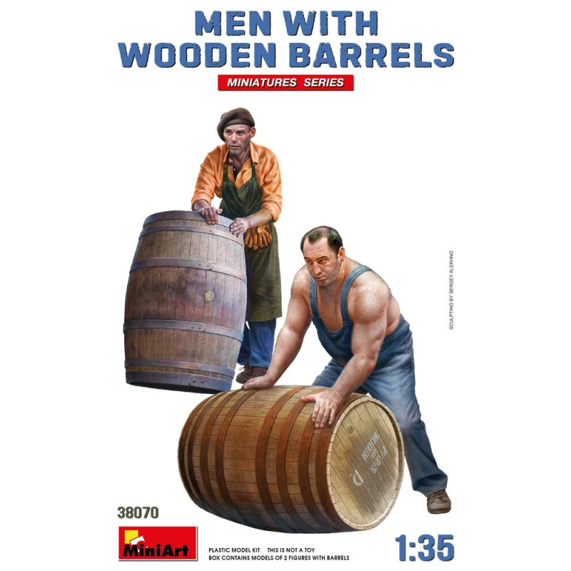 Hommes avec des tonneaux en bois - 1/35 - MINIART 38070