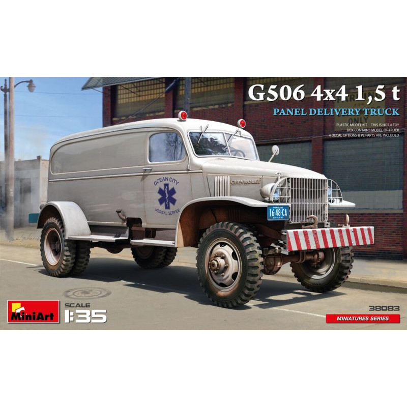 Camionnette de livraison G506 4x4 1,5 t - 1/35 - MINIART 38083