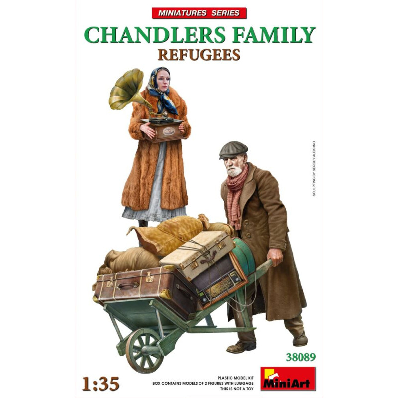Réfugiés. Famille Chandlers - 1/35 - MINIART 38089