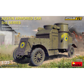 Voiture blindée Austin série 3&nbsp;: Service ukrainien, polonais, géorgien et roumain - 1/35 - MINIART 39005