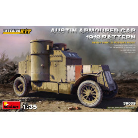 Voiture blindée Austin modèle 1918. Service britannique. Front de l'Ouest - 1/35 - MINIART 39009