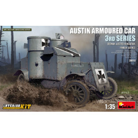Voiture blindée Austin 3e série&nbsp;: Service allemand, austro-hongrois et finlandais - 1/35 - MINIART 39010