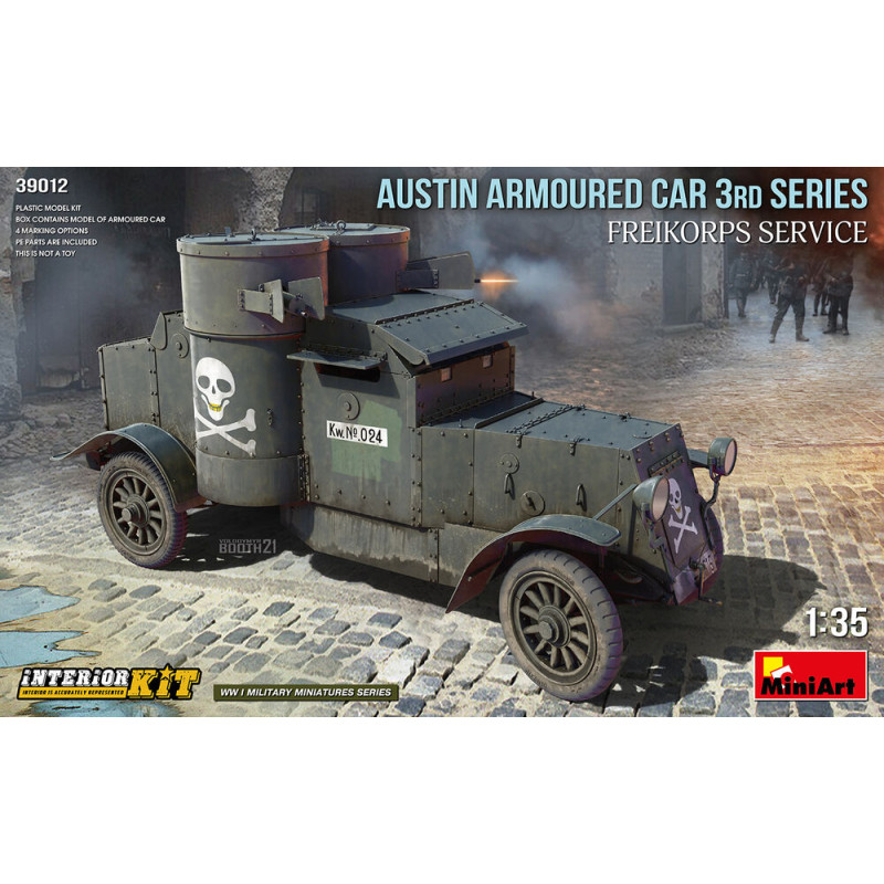 Austin Armored Car 3e série : Service Freikorps - 1/35 - MINIART 39012