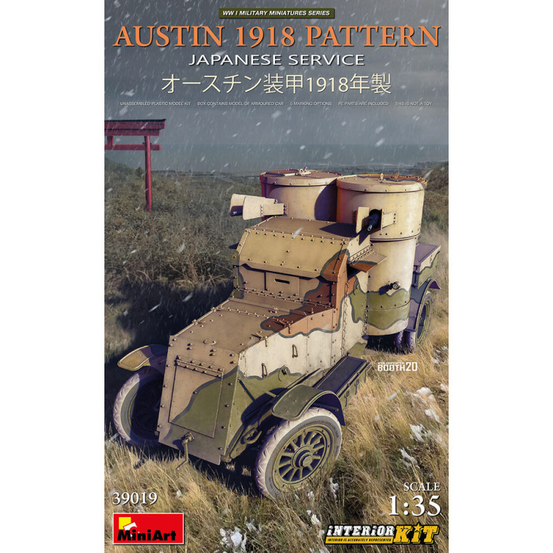 Modèle Austin 1918. Service japonais - 1/35 - MINIART 39019