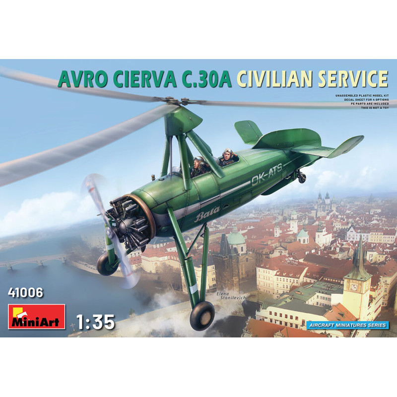Autogire Avro Cierva C.30A Service Civil - 1/35 - MINIART 41006