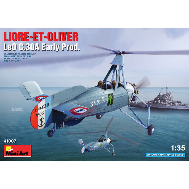 Autogire Liore-et-Oliver LeO C.30A Early Prod - 1/35 - MINIART 41007